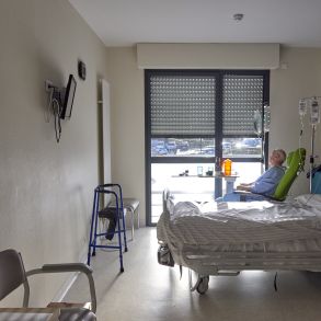 Une chambre de soins palliatifs